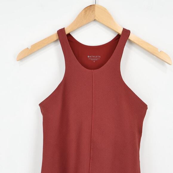 Athleta Intensity Support Top in SuperSonic Russet Brown Size Small - Picture 2 of 6
